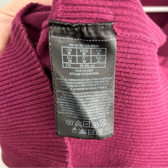 G By Guess Y2K Rhinestone Bling Embellished Spellout Red Long Sleeve Sweater M - Picture 5 of 5